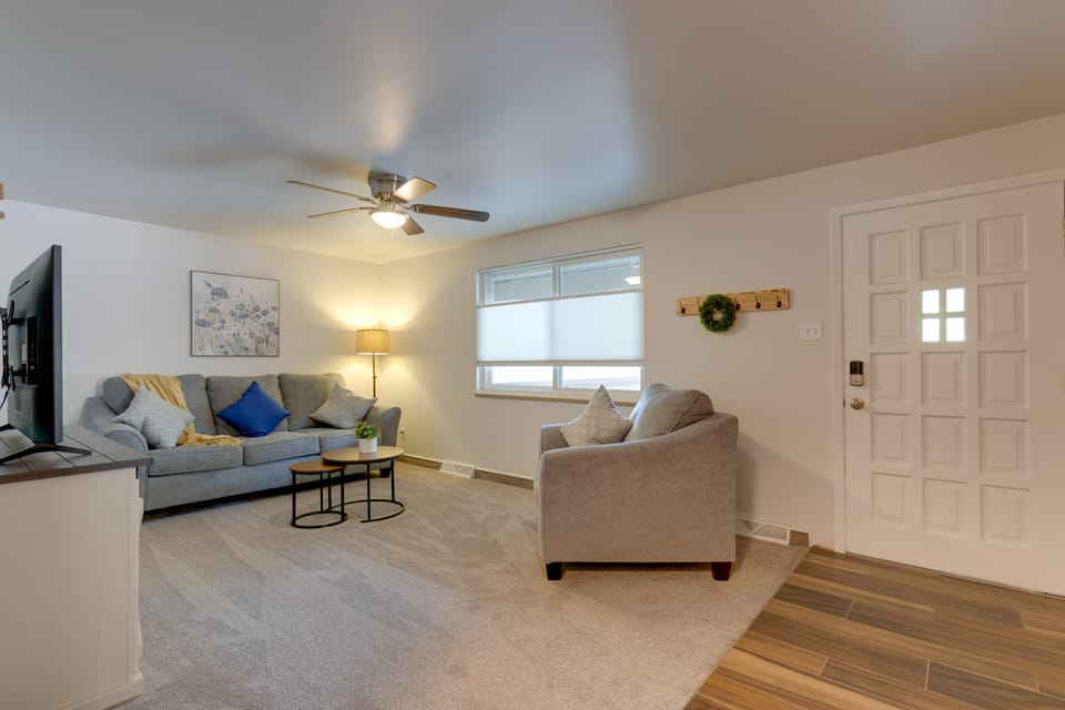 6 Mi to Denver: WFH-Friendly Duplex in Wheat Ridge House in Wheat Ridge