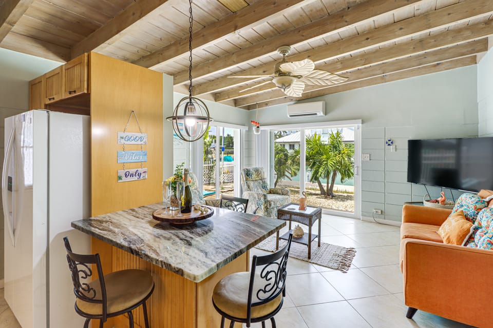 Waterfront Colony Beach Duplex! w/ Golf Cart! House in Key Colony Beach