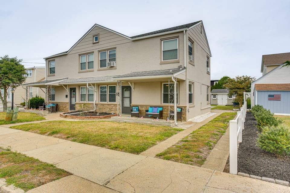 Wildwood Crest Retreat: Walk to Beach & Boardwalk! Apartment in Wildwood Crest