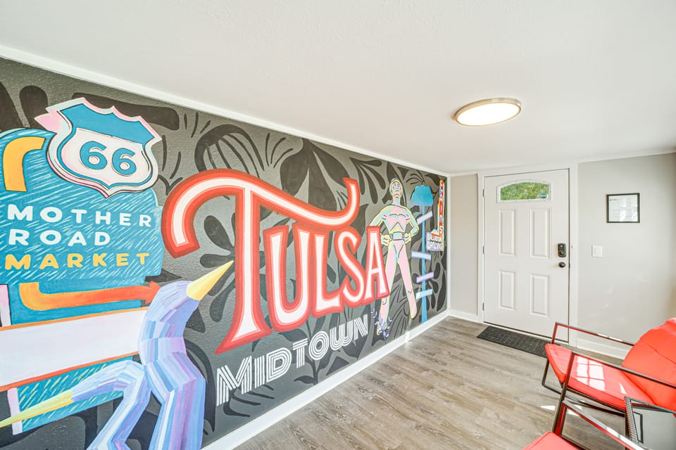 Walk to Expo Square Pavilion: Updated Tulsa Home! House in Tulsa