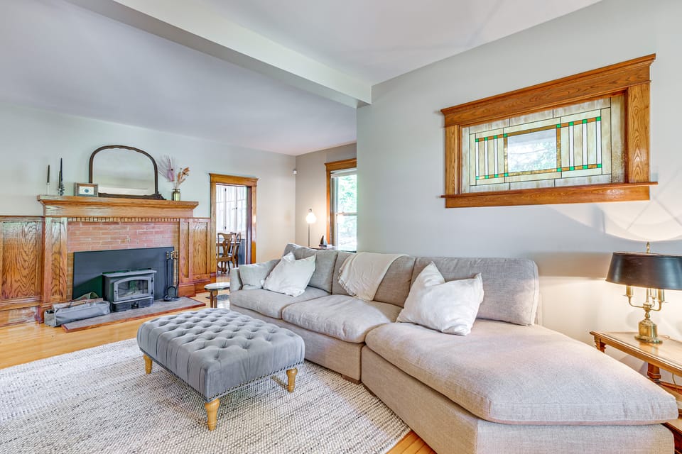 Near Lake: Historic Boyne City Home w/ Fire Pit! House in Boyne City