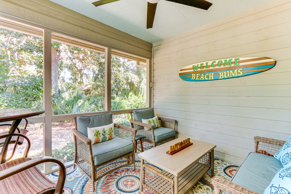 Townhome on Golf Course in Shipyard Plantation Apartment in North Forest Beach