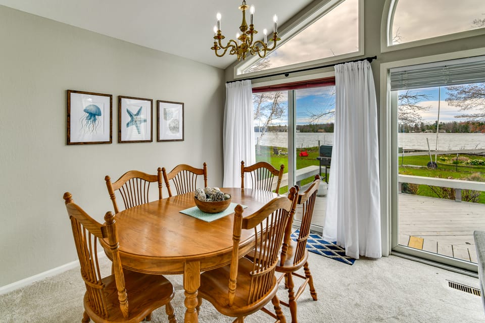 Lakefront Home w/ Deck & Dock in Oscoda Twp! House in Oscoda Township