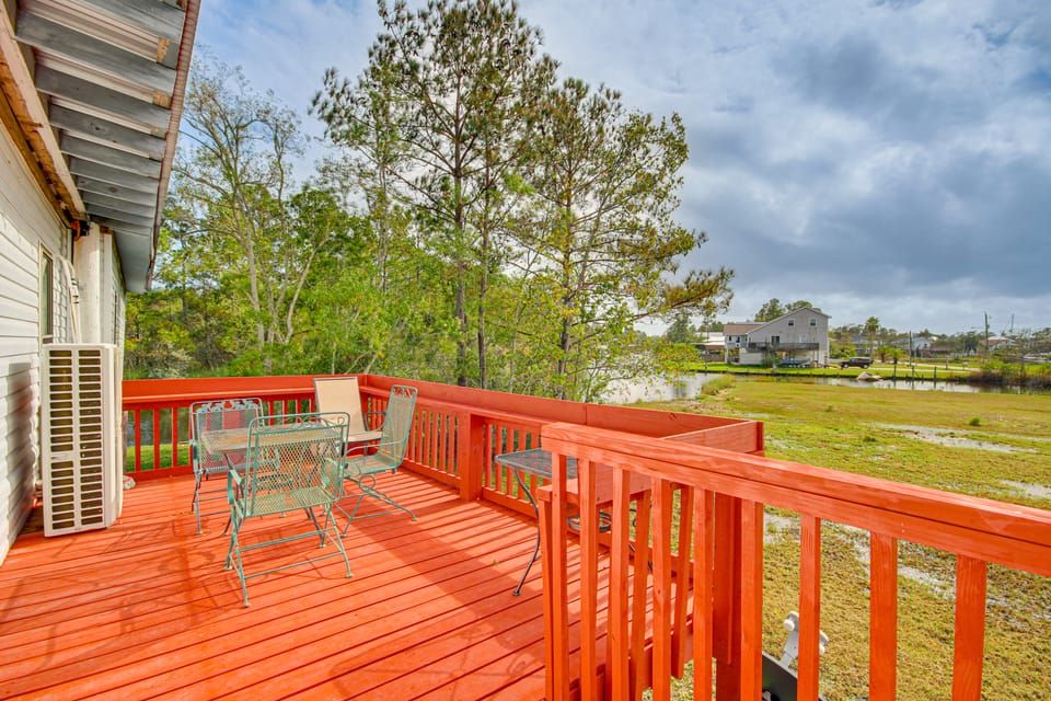 Fishing On-Site: Waterfront Home in Bay St Louis House in Mississippi
