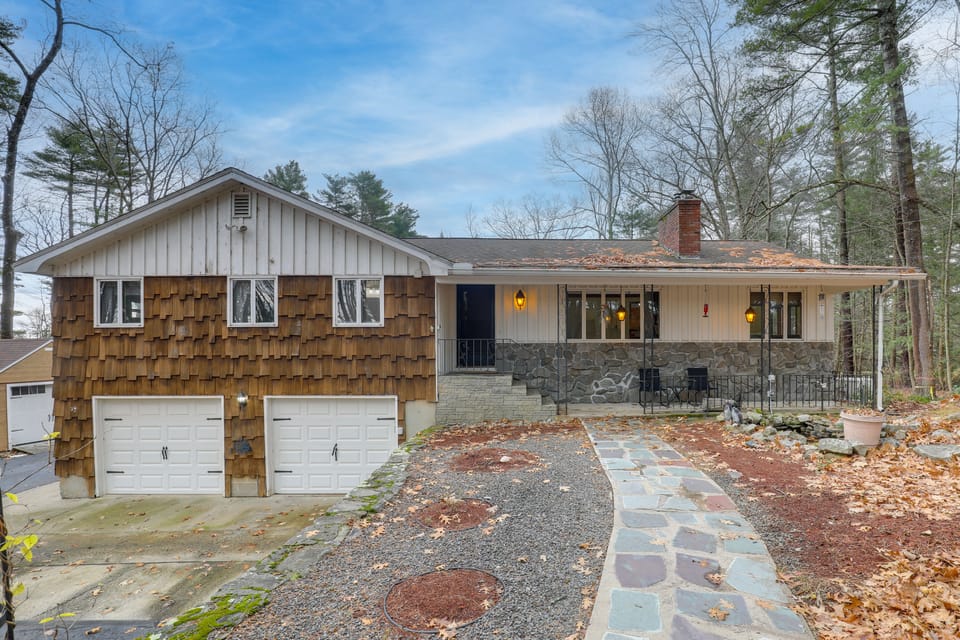 Peek-a-Boo Lake Views & Yard: Windham Home House in New Hampshire