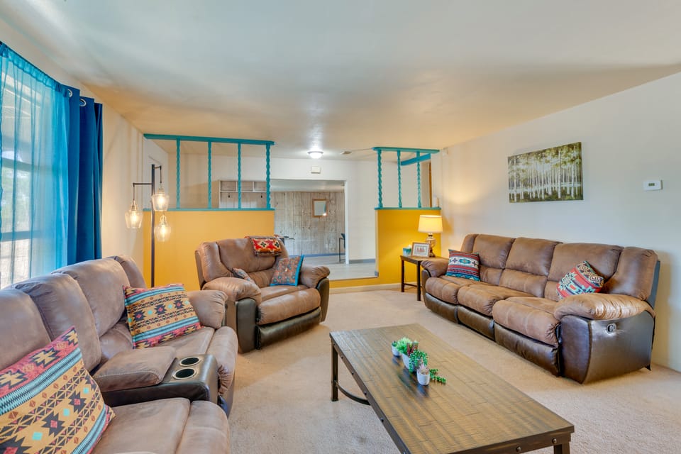 11 Mi to Skiing: Valdez Home w/ Mtn Views! House in New Mexico