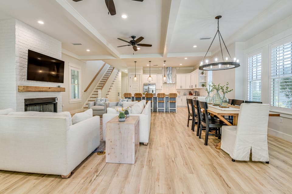Walk to Gulf: Modern Retreat in Santa Rosa Beach! House in South Walton County
