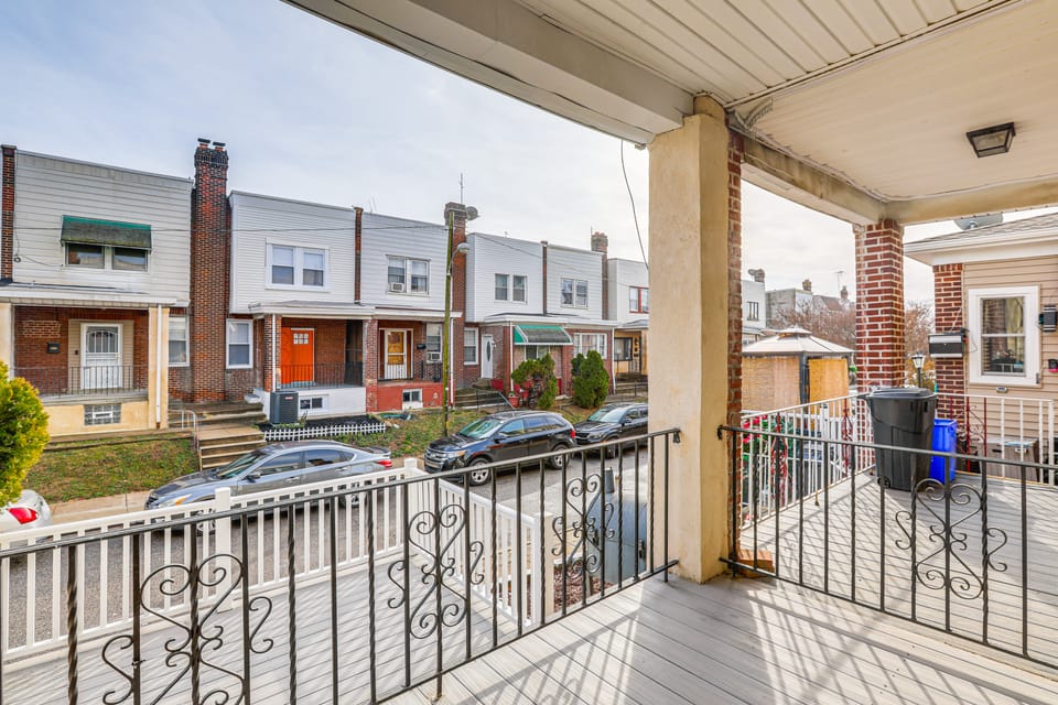 6 Mi to Lincoln Financial: Stylish Philly Townhome Apartment in Philadelphia