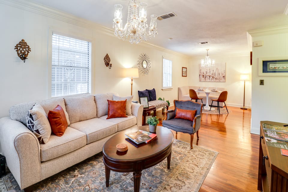 3 Mi to Mississippi Stadium: Cozy Jackson Getaway! House in Jackson