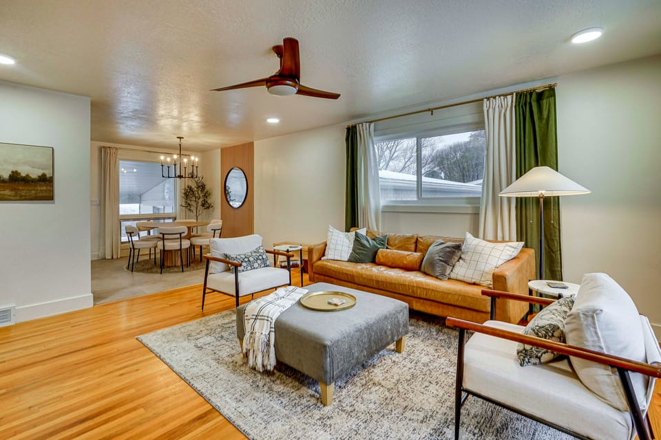 10 Mi to Nordic Valley: Ogden Escape w/ Patio Apartment in Utah