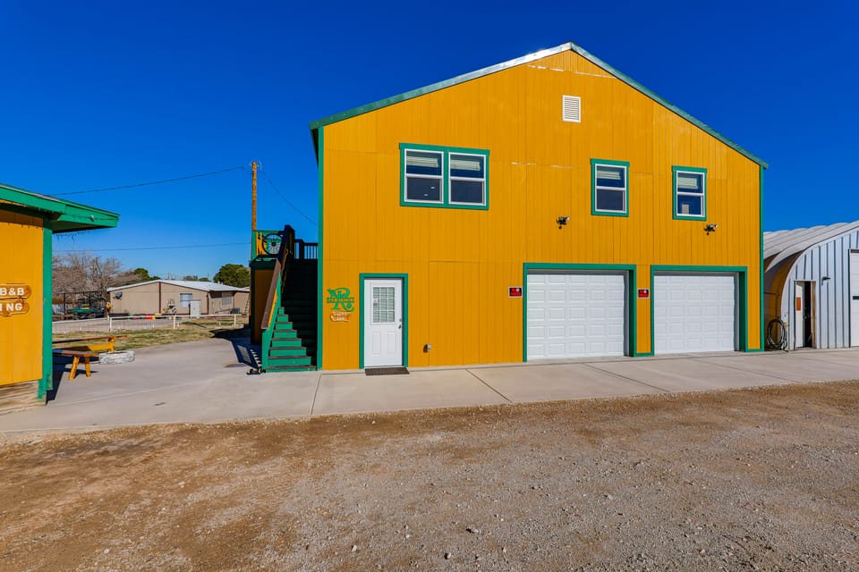 Near ATV Trails: Carlsbad Apt w/ Shared Fire Pit Apartment in New Mexico