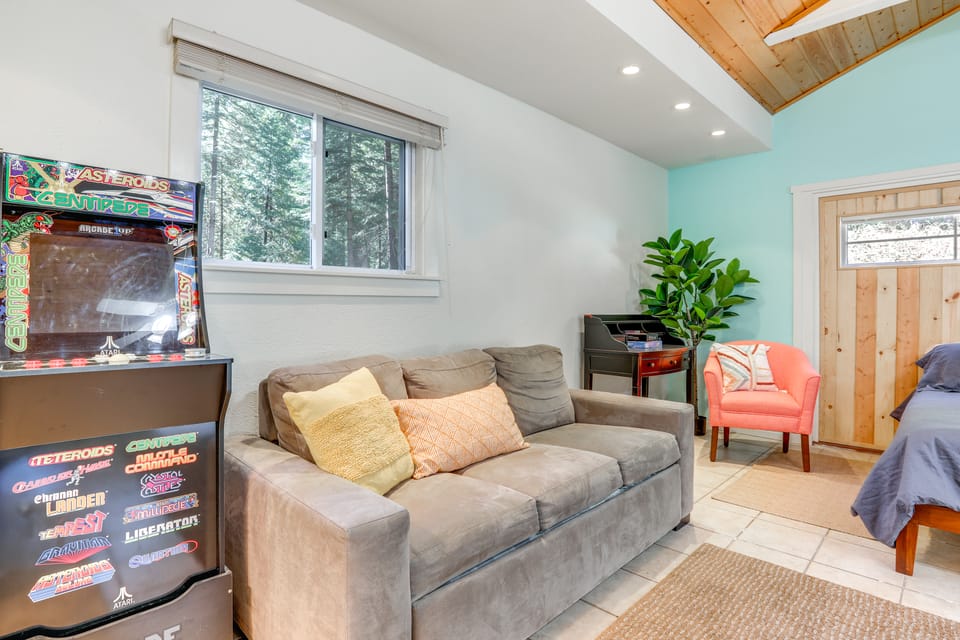 Drive to Major Parks: Nature Getaway in West Point Apartment in Calaveras County
