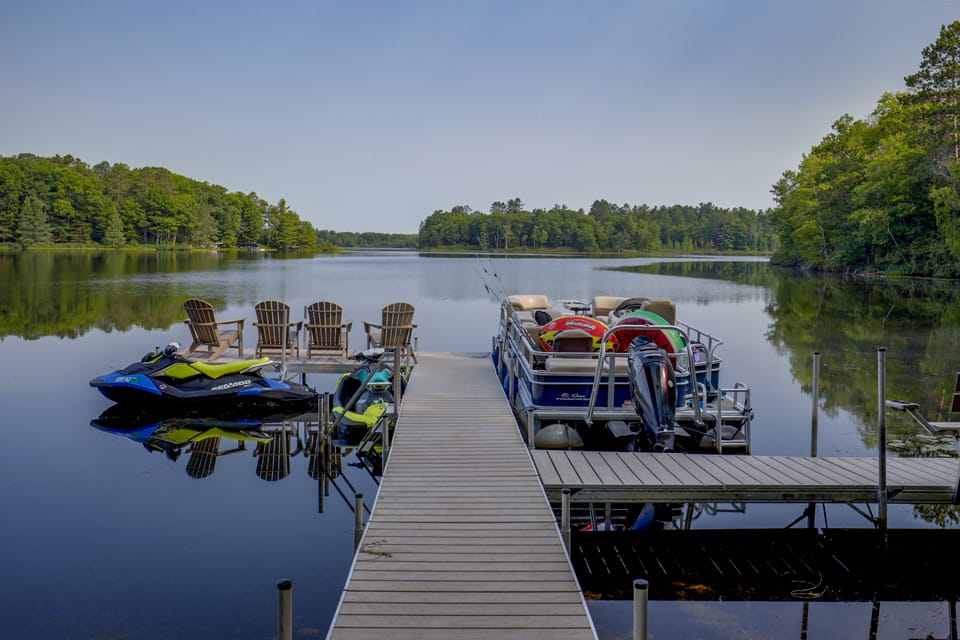Lakefront Gem w/ Dock & Views in Lac Du Flambeau House in Wisconsin