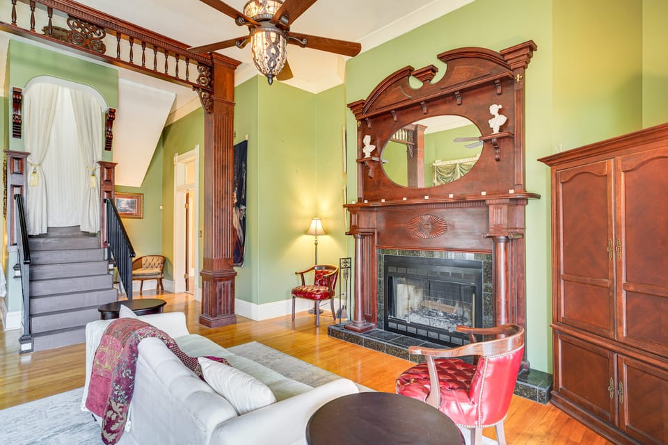 Historic Home w/ Wraparound Porch + Private Yard! House in Louisiana