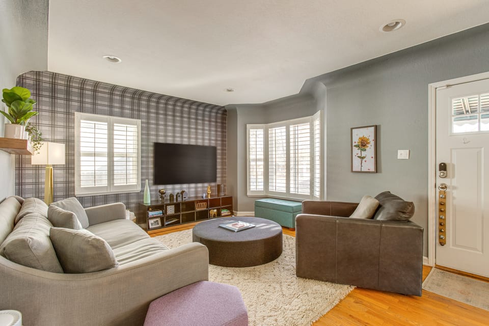 Walk to City Park: Chic Home w/ Hot Tub & Yard House in Denver