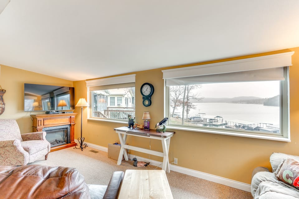 Private Boat Dock: Lakefront Cabin in Camdenton House in Lake of the Ozarks