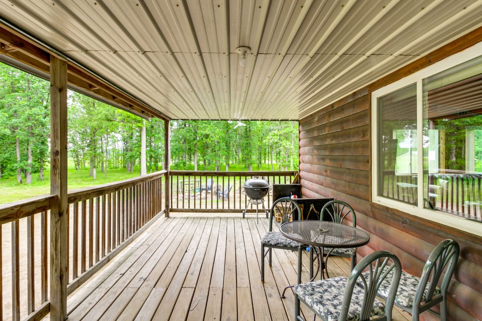 6 Mi to Spider Lake OHV Trails: Cabin w/ Fire Pit House in Minnesota