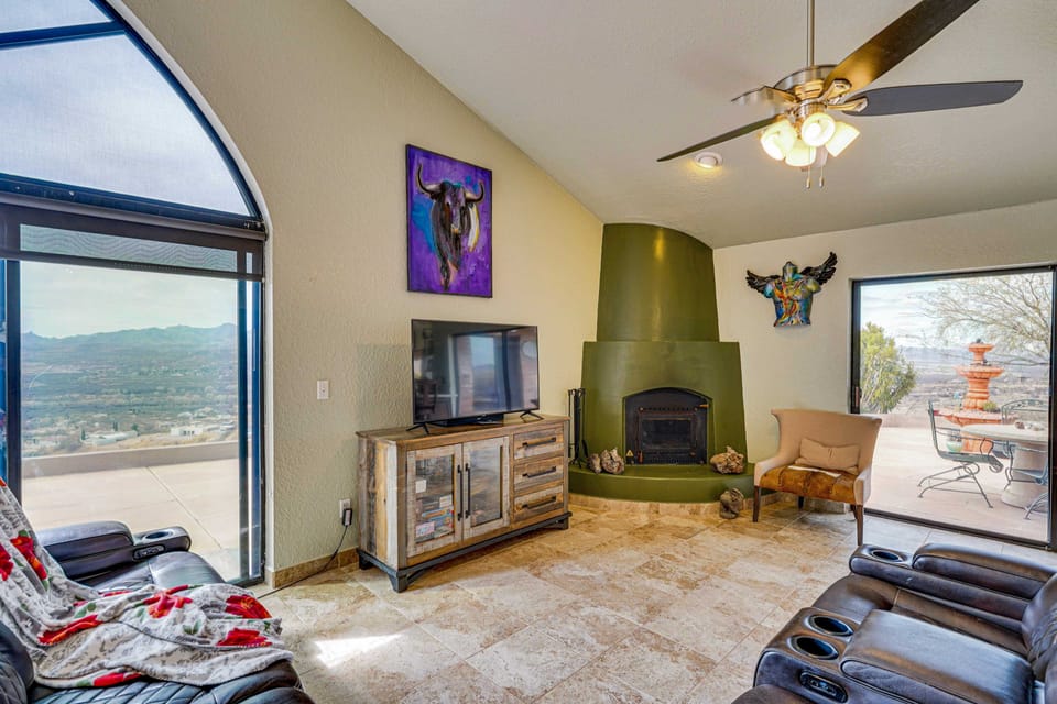 Views + Fire Pit: Hilltop Retreat in Rio Rico! House in Arizona