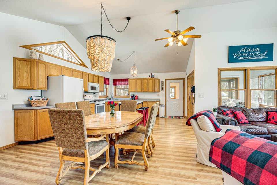 Lakefront Home w/ Private Beach in Rhinelander! House in Wisconsin