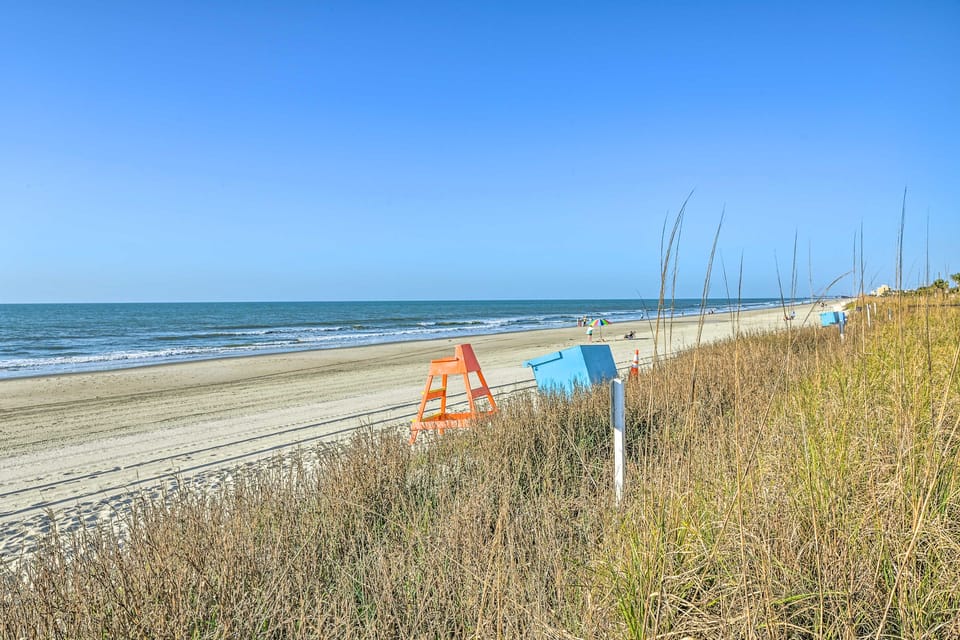 Resort Perks! Spacious Studio w/ Ocean Views Apartment in South Carolina