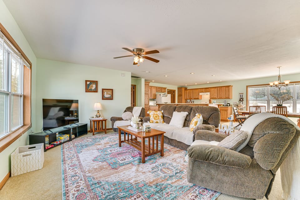 Lakefront Home w/ Yard & Views in Cheboygan! House in Michigan