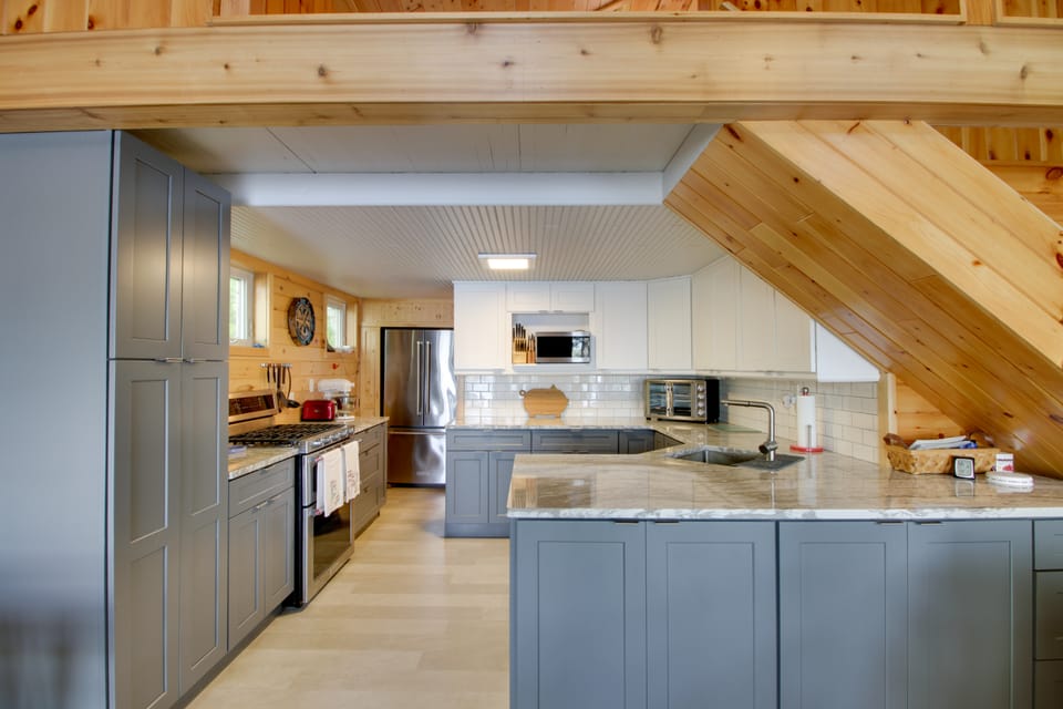 Dock + Fire Pit: Lakefront Cabin in Deer River! House in Minnesota