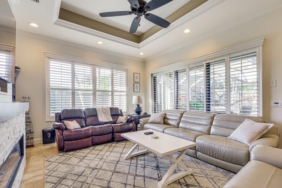3 Mi to Bonita Beach: Outdoor Oasis w/ Pool & Spa! House in North Naples