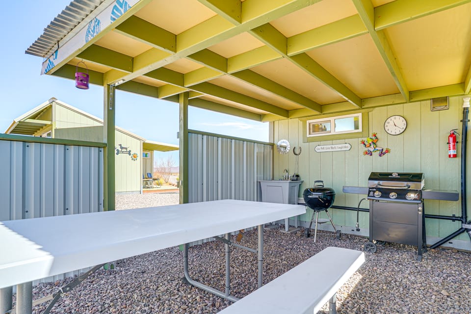 Tiny Town Cottages in Rodeo: 'Birder's Nest' Cottage in New Mexico
