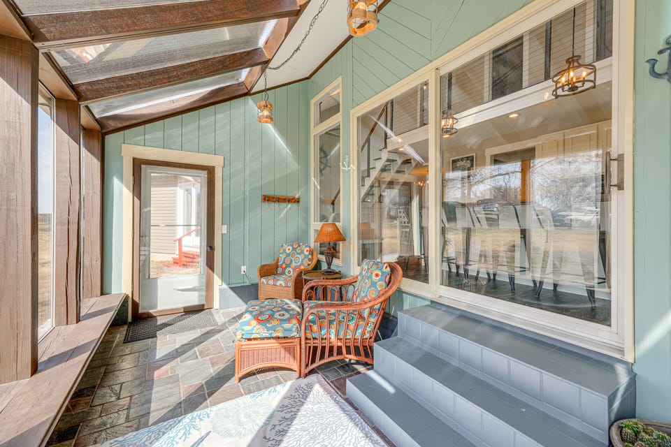 Private Beach & Fishing Pier: Wicomico River House House in Maryland