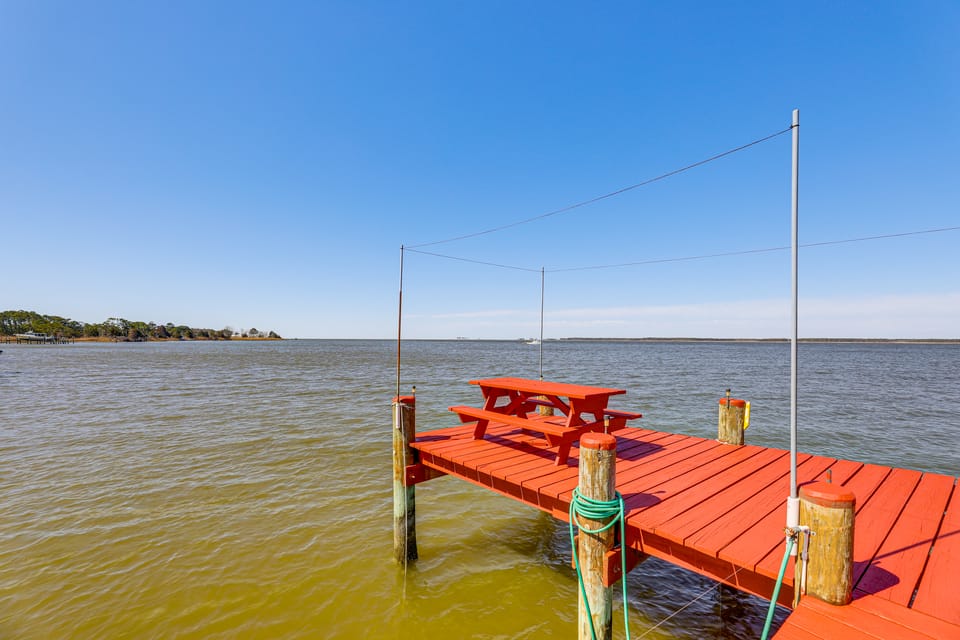 Private Beach & Fishing Pier: Wicomico River House House in Maryland