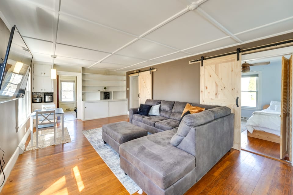 2 Mi to Colby College: Peaceful Home in Waterville House in Waterville