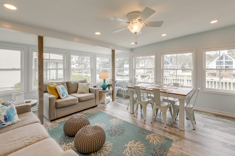 Waterfront Cottage w/ Private Dock in Ocean Pines! Cottage in Ocean Pines