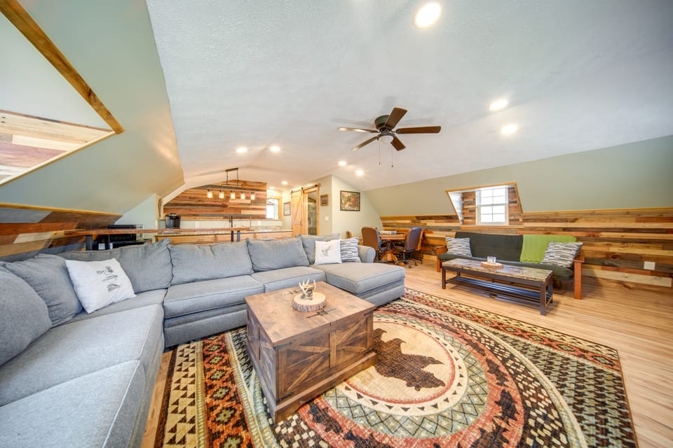 Home w/ River View & Game Room in Tidioute! House in Allegheny River