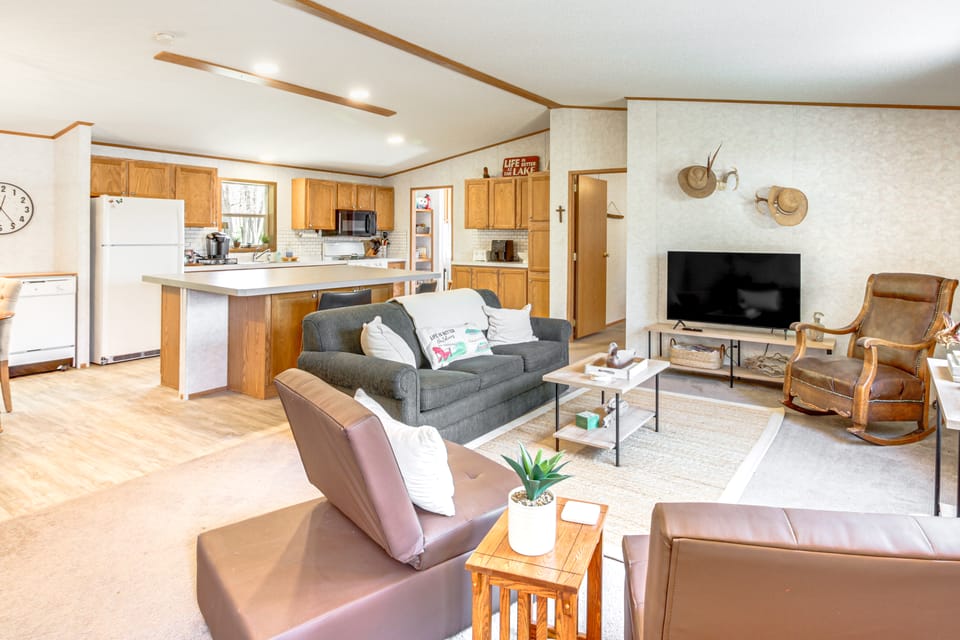 Tenstrike Lake House on 60 Acres: Hike & Fish! House in Minnesota