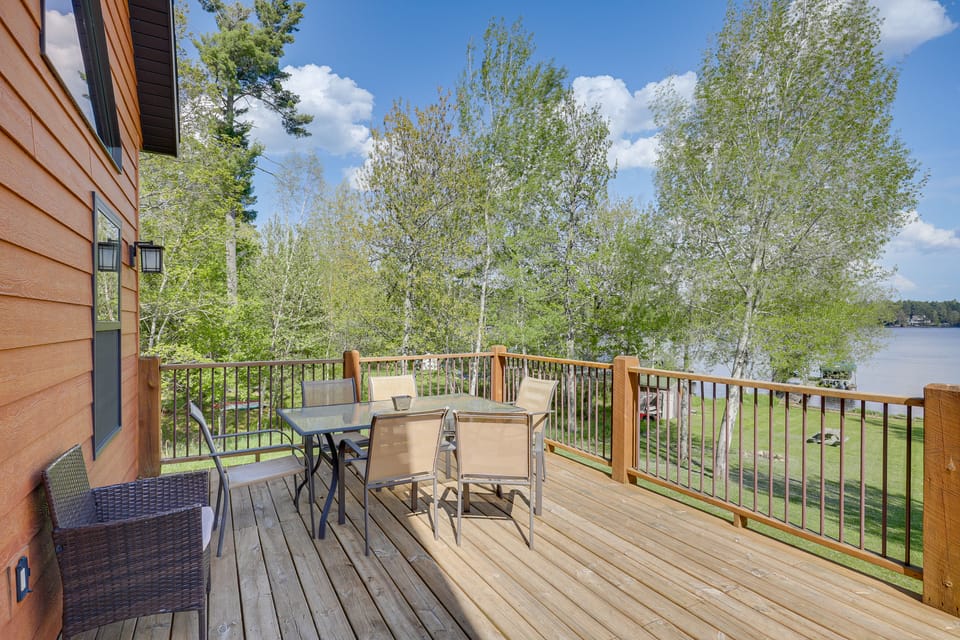 Pet Friendly Lake House: Waterfront w/ Boat Dock House in Wisconsin