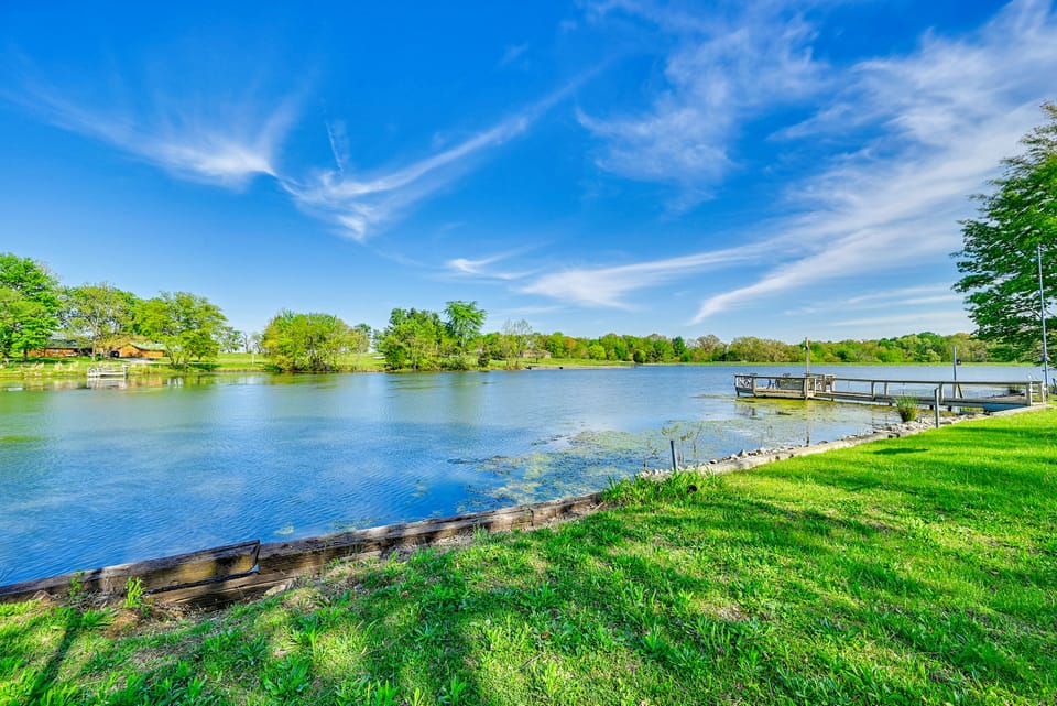 Near Hiking & Fishing: Dale Home w/ Deck! House in Indiana