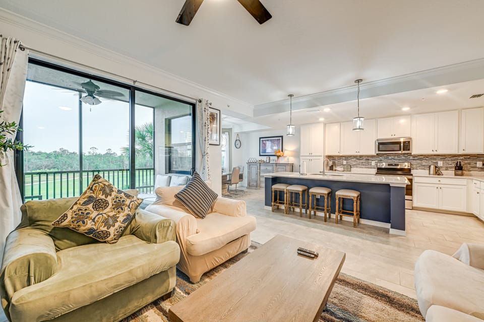 Balcony w/ Course View: Lakewood National Getaway Apartment in Florida
