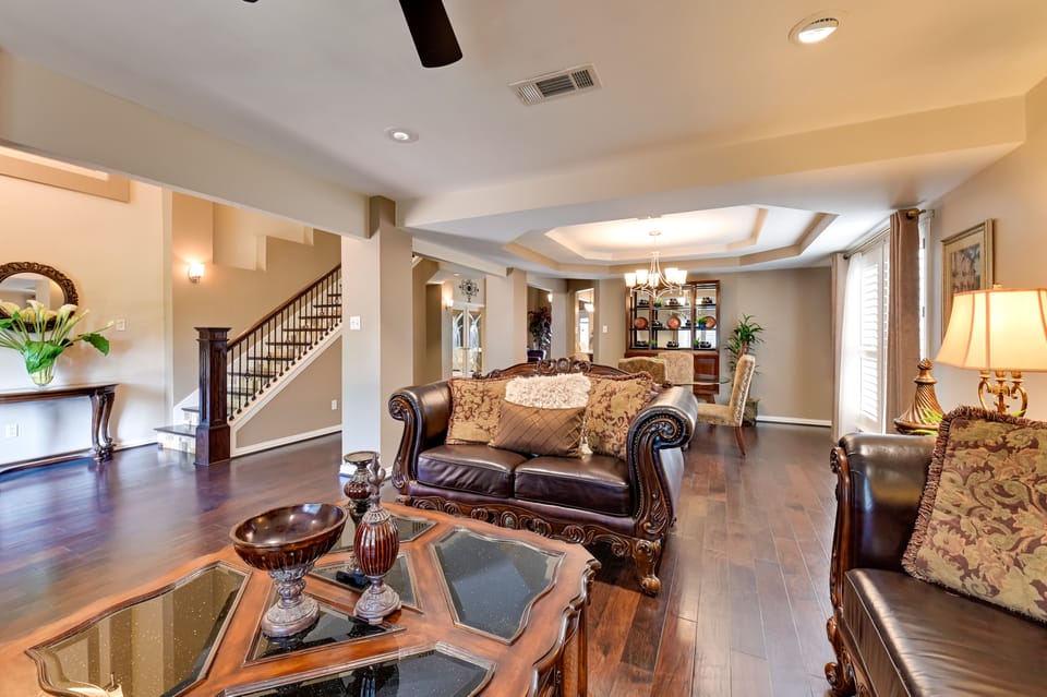 Large Luxury Home with Saltwater Pool House in Lake Lewisville