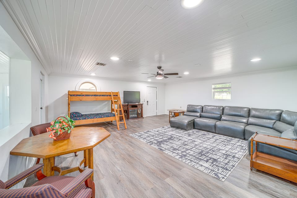 Waterfront Lake Eufaula Home: Dock & Beach Access! House in Eufaula