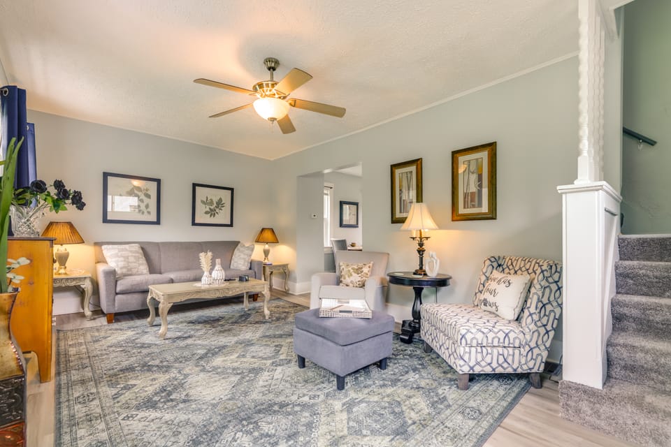 3 Mi to Dtwn: Dog-Friendly Retreat in Dayton House in Kettering