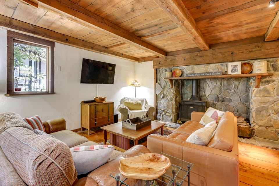 Walk to Lake Gregory: Family Retreat w/ Patio! House in Crestline