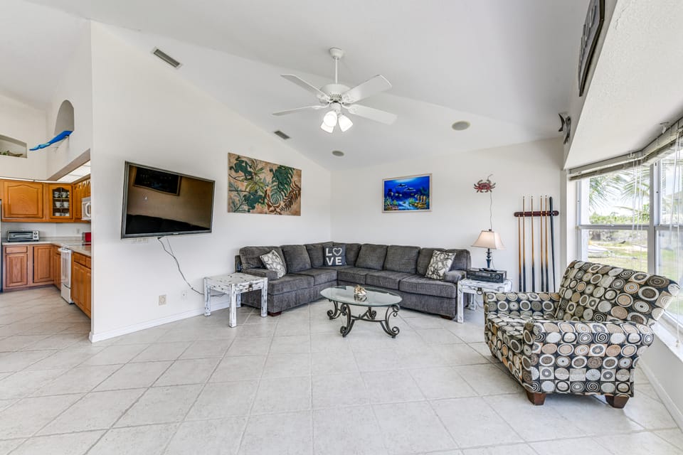 12 Mi to Gulf: Port Charlotte Home w/ Boat Dock House in South Gulf Cove