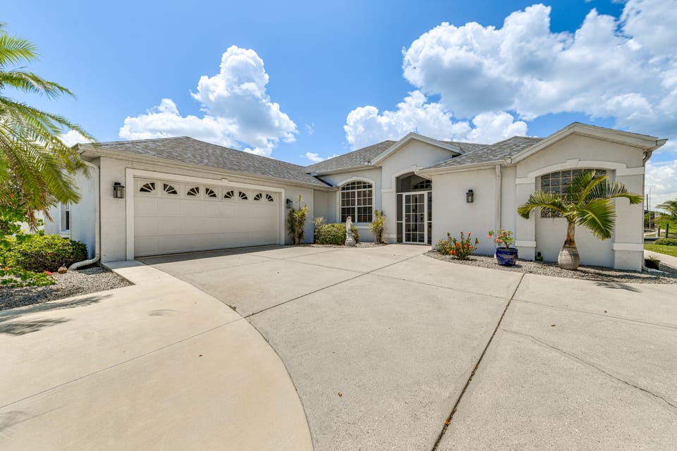 12 Mi to Gulf: Port Charlotte Home w/ Boat Dock House in South Gulf Cove