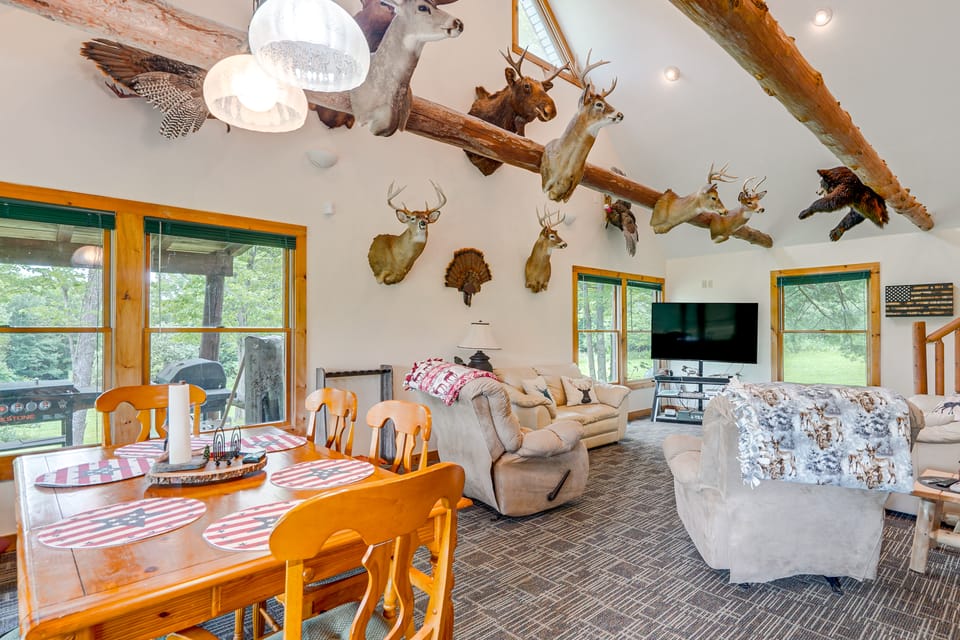 Pet-Friendly Cabin on 86 Acres in Scio: Fish, Hike House in Allegheny River
