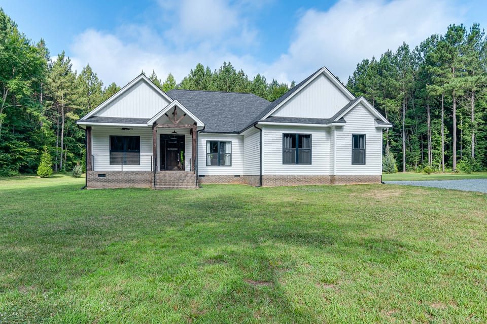Secluded 18-Acre Retreat in Staley w/ Game Room House in North Carolina