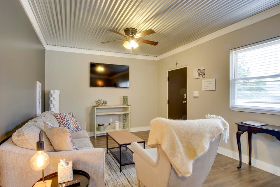 Close to Uptown & Hospital: Greenwood Studio Apartment in South Carolina
