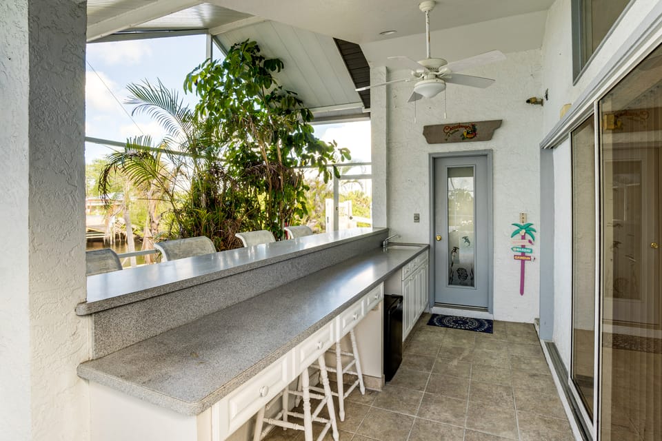 Pool & Dock! Canal-Front Port Charlotte Home House in Port Charlotte