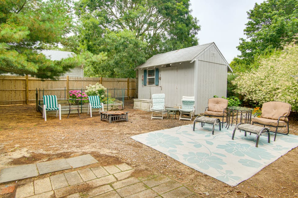Walk to Haigis Beach: Family Home w/ Fire Pit! House in Dennis Port