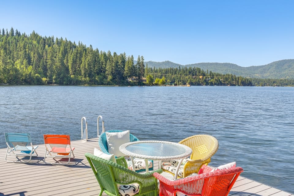 Lake Lover's Paradise: Waterfront Home in Hayden! House in Kootenai County