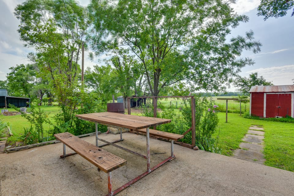 Countryside Retreat w/ Pasture Views in Hominy House in Oklahoma
